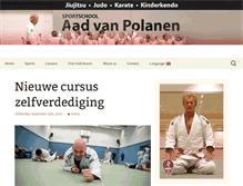 Tablet Screenshot of aadvanpolanen.nl